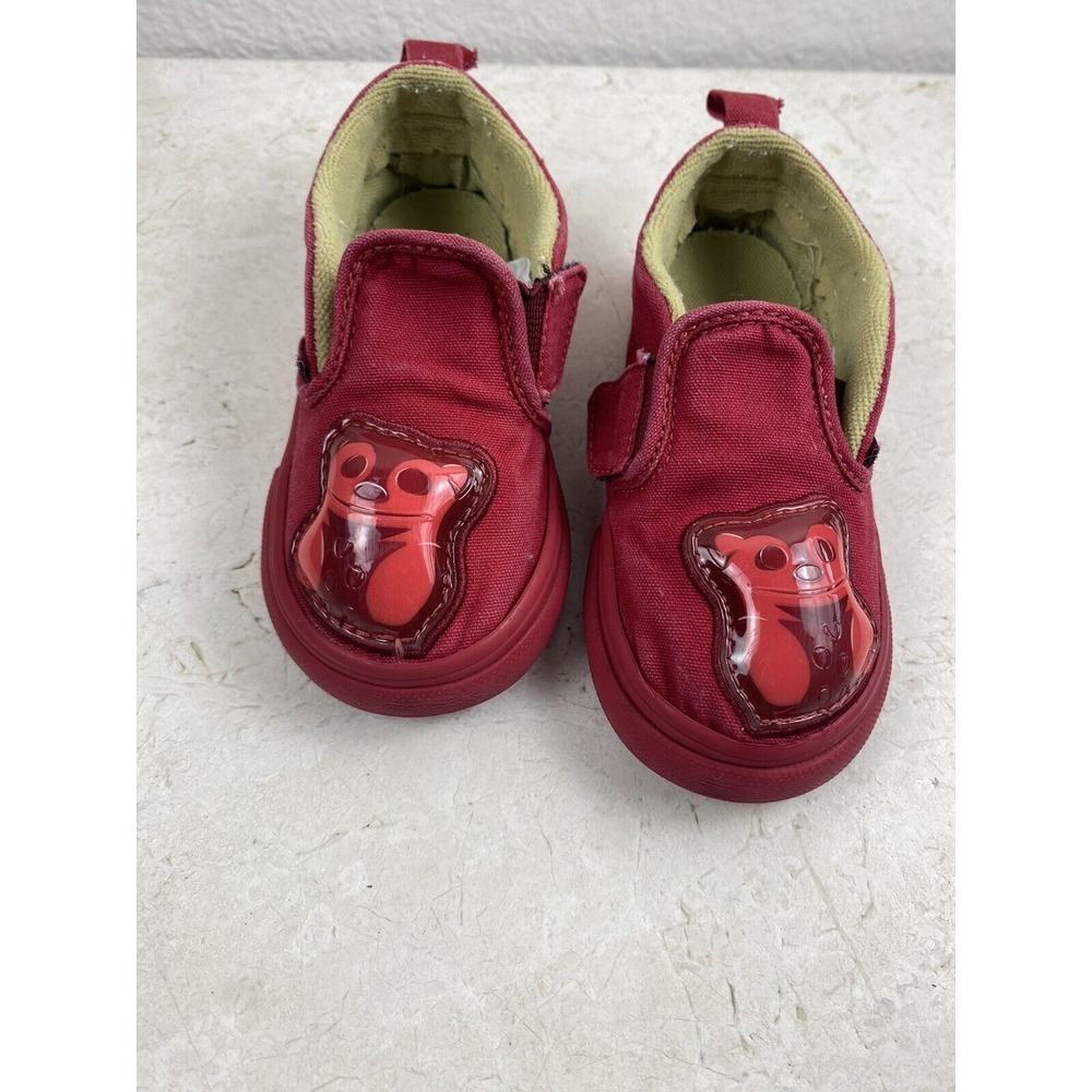 Vans x‎ Haribo Toddler Size 7.5 Red Slip-on Shoes Skater